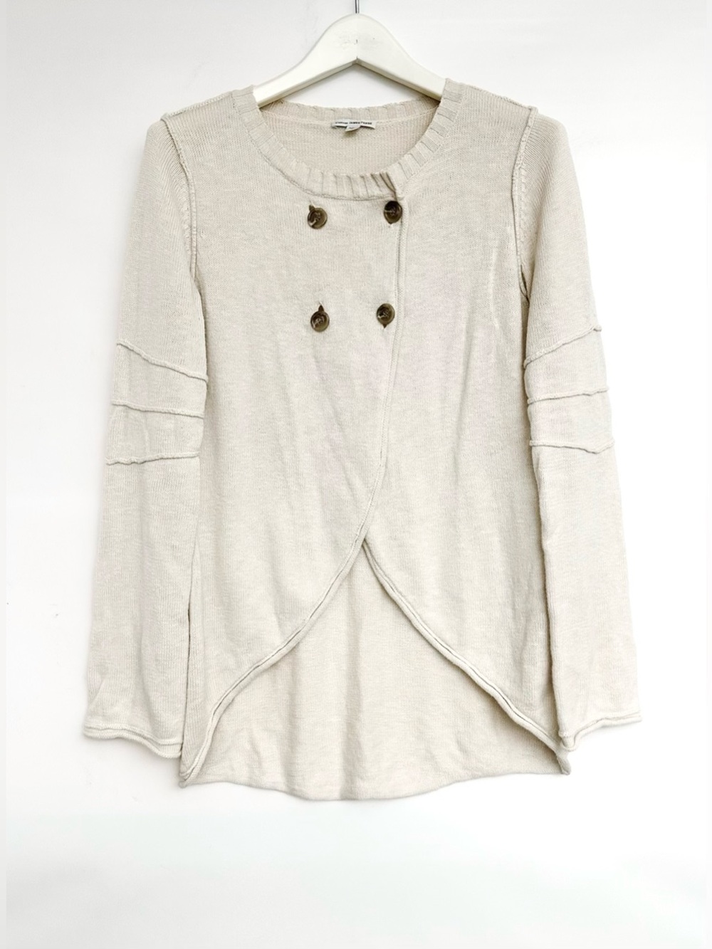 James Perse Cotton & Linen knit cardigan